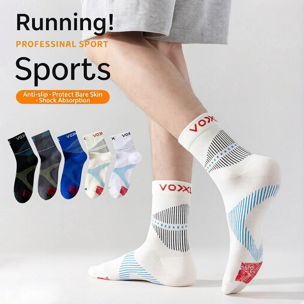 WRELS 1/2/3 Pairs Running Spor - Athletic Sock Cushion 评论和价格