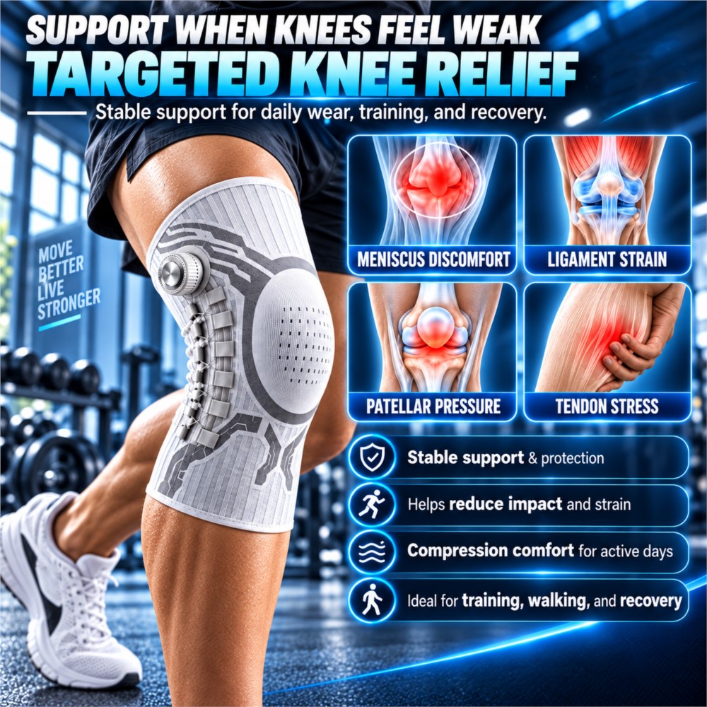 Adjustable Smart Knob Knee Bra - Compression Sleeve Calf 评论和价格