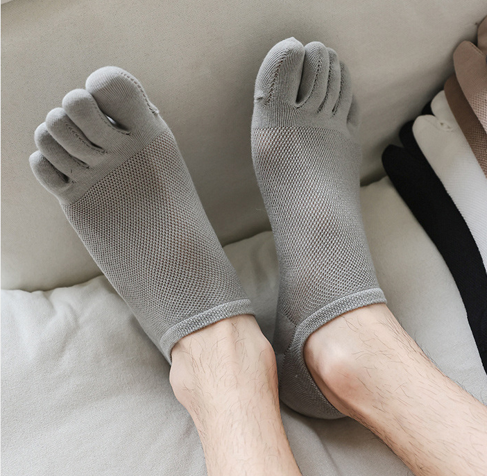 5Pairs Men's Invisible Toe Soc - Toe Sock Split 评论和价格