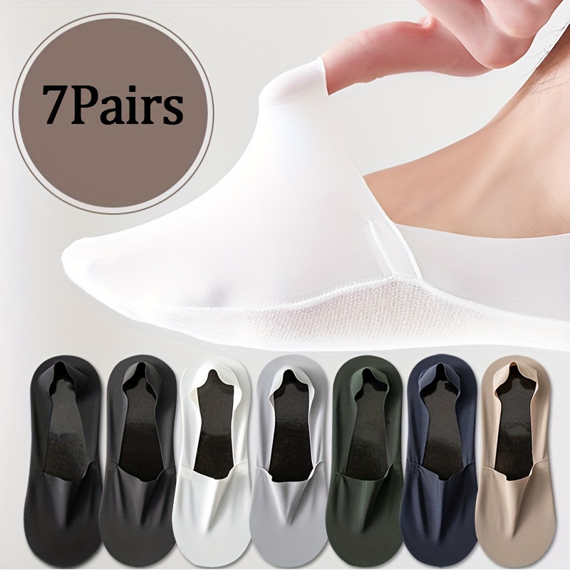 7 Pairs Men's Summer Non-Slip  - Ankle Sock Low Cut 评论和价格