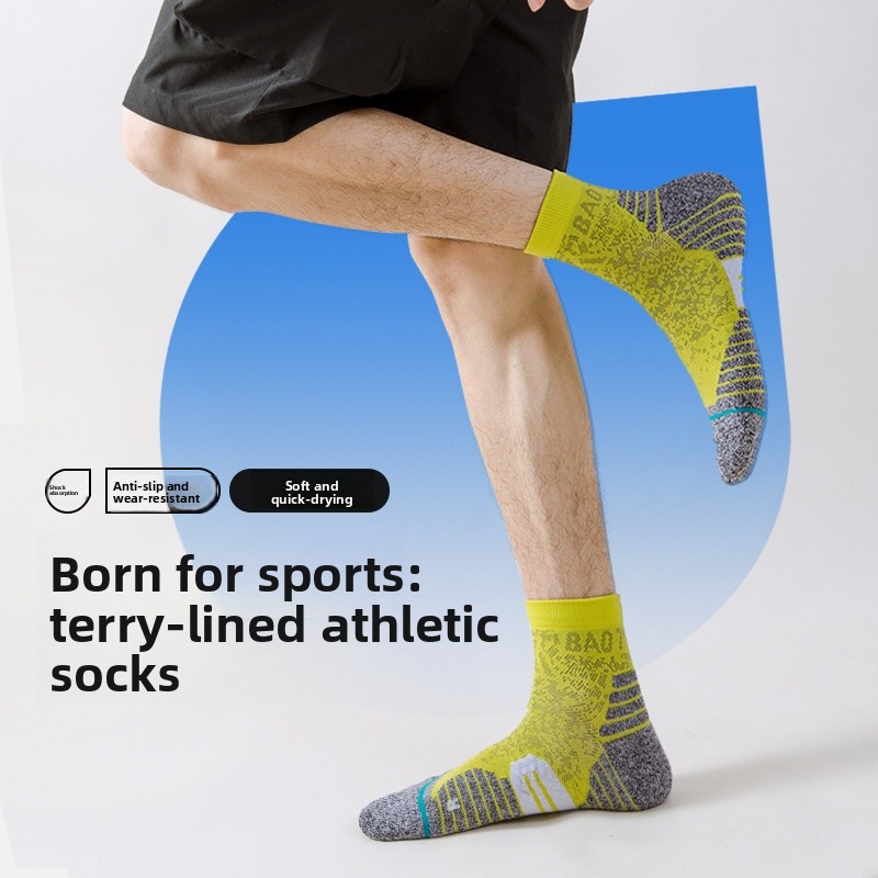 WRELS 1/2/3 Pairs Fitness Sock - Athletic Sock Cushion 评论和价格