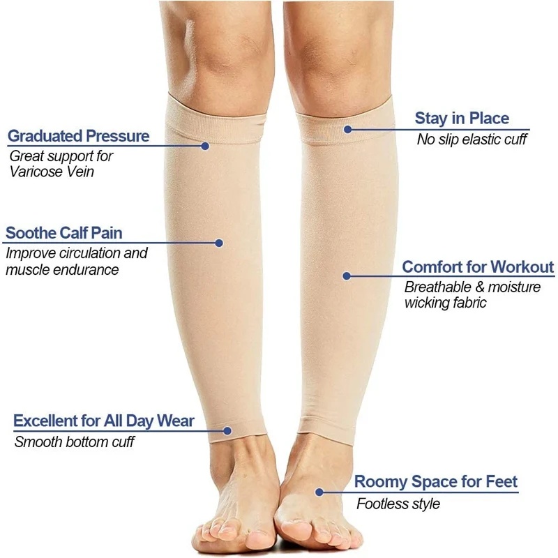 Footless Calf Compression Slee - Compression Sock Medical 评论和价格